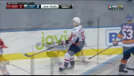 Evgeny Kuznetsov Powers By Islanders And Scores On Semyon Varlamov