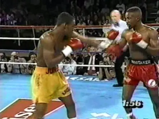 1991-02-23 Pernell Whitaker vs Anthony Jones (WBC, WBA World & IBF Lightweight Titles)