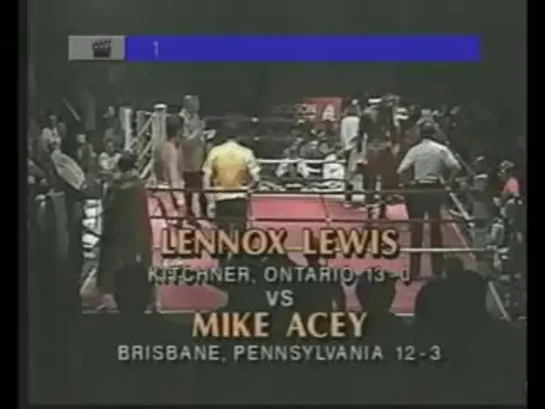 Lennox Lewis vs Mike Acey (11/7/1990)