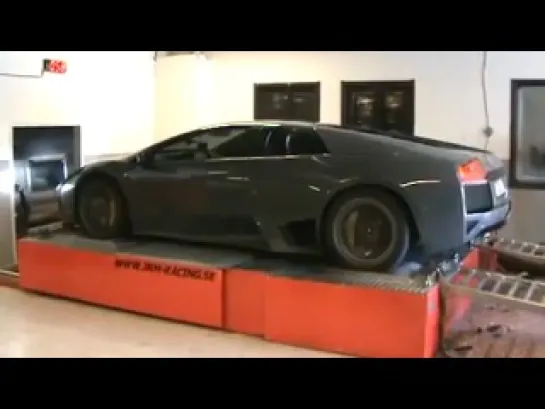 Сумасшедшая Lamborghini Murcielago вся жара с 19 сек