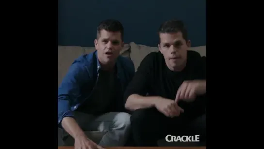 Did anyone else see that or was it just us? @MaxCarver and @Charlie_Carver star in #InTheCloud, streaming free on #Crackle Febru