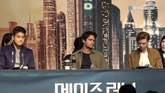 Naver TV Korea Live Stream - Dylan OBrien - Maze Runner- The Death Cure Interview