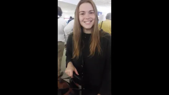 Holland at the airport of Argentina