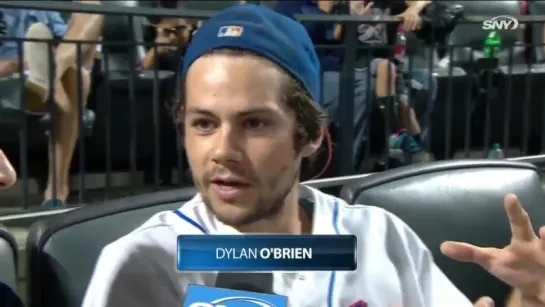 Dylan O'Brien on Mets game september 5, 2017 #2