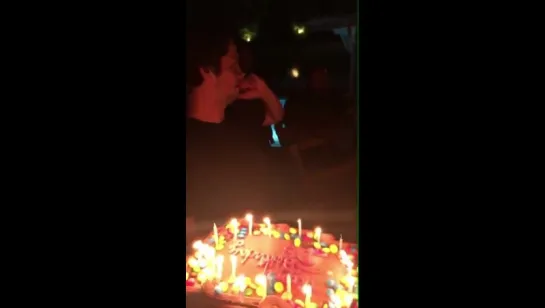 Dylan on his birthday (August 26, 2017)