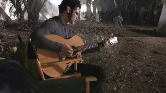 Tyler Posey bts of teen wolf 6b