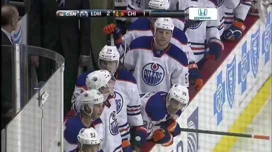 Nail Yakupov Goal #6 (02-25-13) Edmonton Oilers vs Chicago Blackhawks / Гол Наиля Якупова в ворота «Чикаго» - 6-ая шайба в сезон