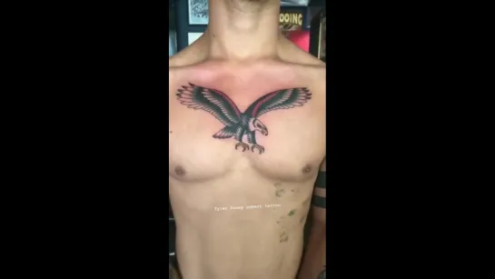 Tyler Posey newest tattoo! He got it today yesterday for my frenchies