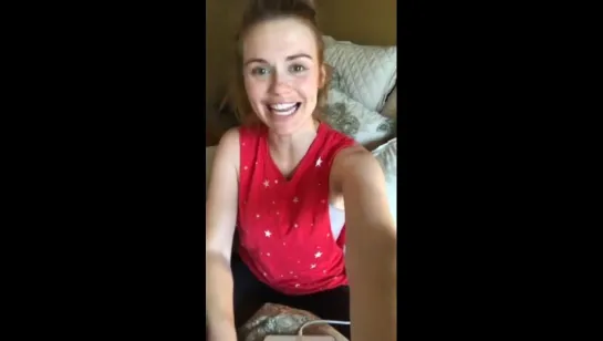 Holland Roden's facebook live 03.02.2018 (part 1)