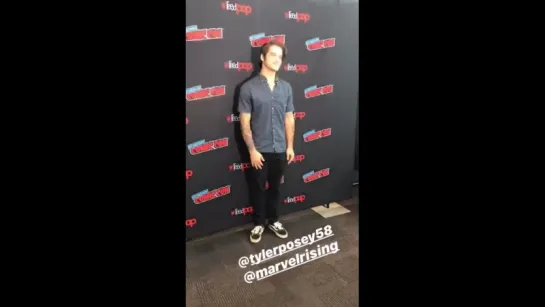 tyler posey at nycc 2018