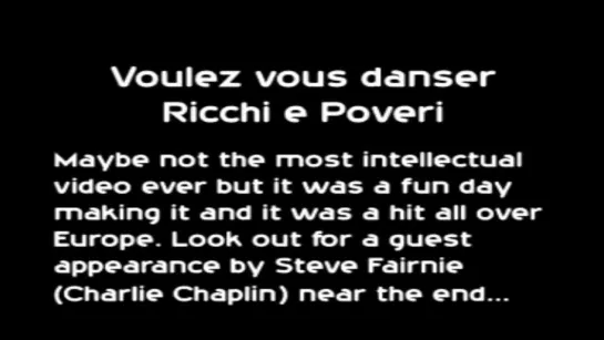 RICCHI E POVERI - VOULEZ VOUS DANSER (1983)