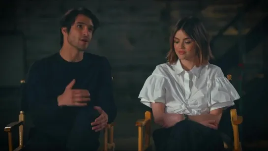 Maybe cause Sophia was there- Tyler Posey  Lucy Hale talk being freaked out during Truth or Dare