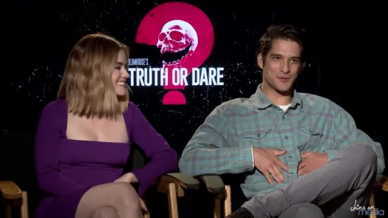 NEVER HAVE I EVER With Lucy Hale  Tyler Posey - TRUTH OR DARE Movie Interview Exclusive