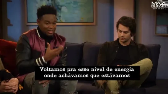 Elenco responde perguntas sobre Maze Runner [PARTE 2]