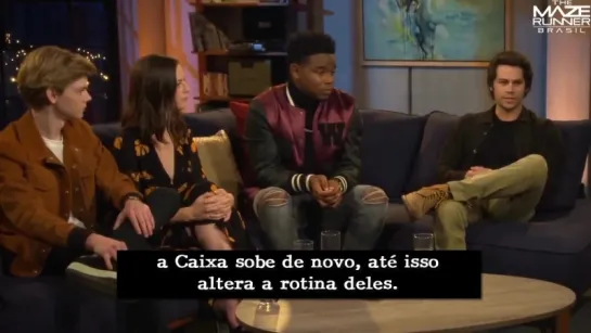 Elenco responde perguntas sobre Maze Runner [PARTE 1]