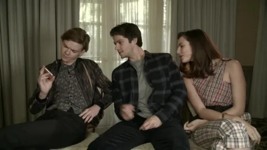 EXTREME CHARADES W- Dylan OBrien, Thomas Brodie-Sangster,  Kaya Scodelario (Maze Runner Cast)