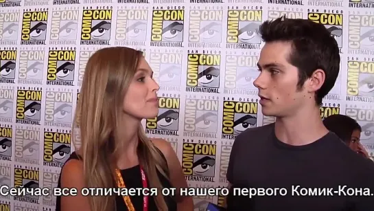 Dylan O'Brien Comic-Con 2012 'Teen Wolf' Interview (Русские субтитры)