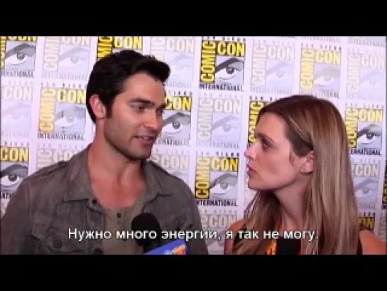 Tyler Hoechlin Comic-Con 2012 'Teen Wolf' Interview (Русские субтитры)