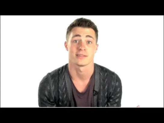 Colton Haynes on graduation advice