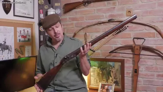 Shooting an original 18th century hunting rifle