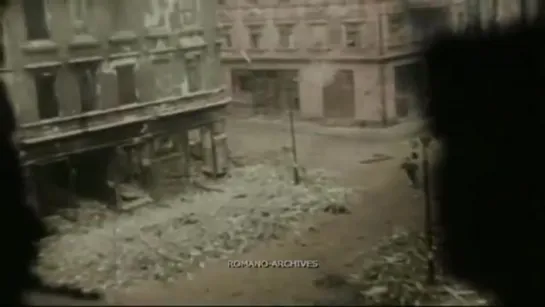 1945 Russian Snipers and Infantry in Action in Berlin