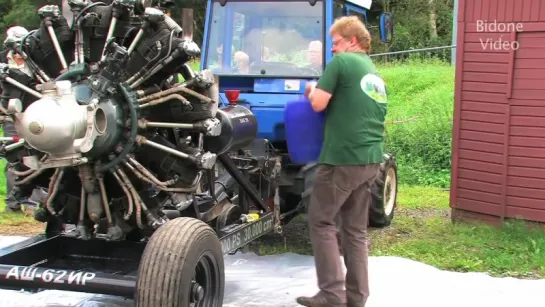 Радиальный двигатель от советского самолета АН. Russian radial engine from plane