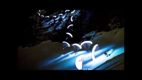 Speed Riding at night in Chamonix - Moonline