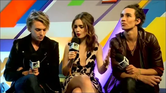 The Mortal Instruments MTV News Interview