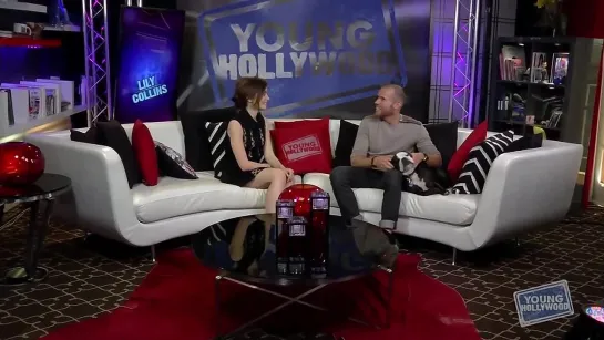 Лили на шоу «Young Hollywood» (9/08/13)