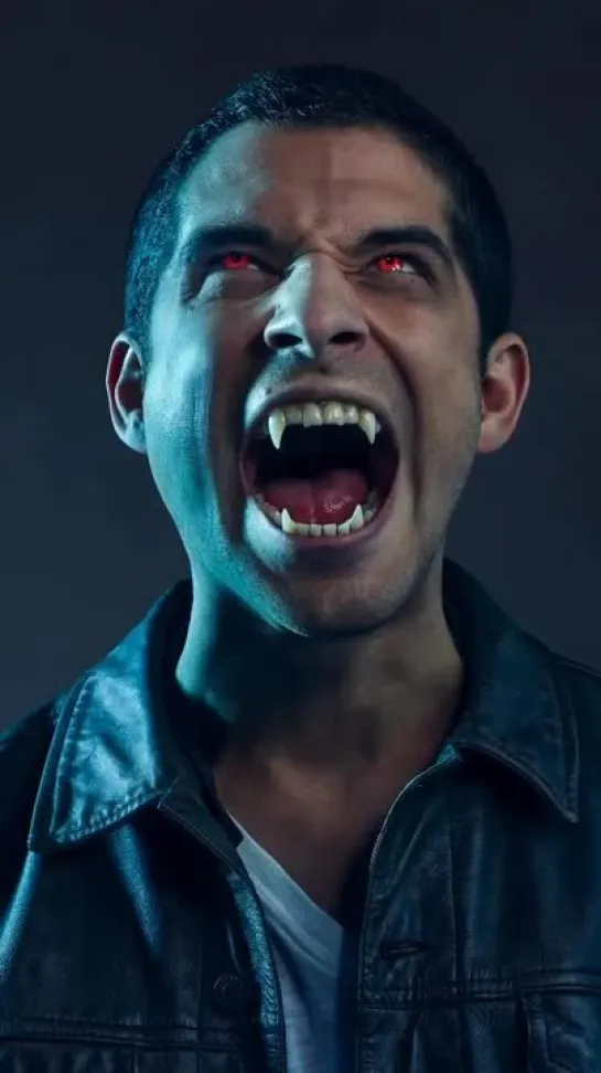 Tyler Posey make up as Scott McCall