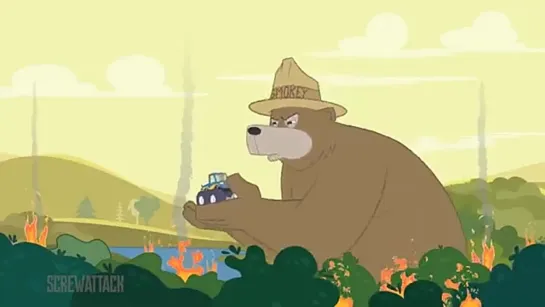 Smokey Bear vs McGruff the Crime Dog _ DEATH BATTLE! sub español