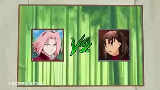 Sakura VS Rin Tohsaka (Naruto VS Fate_stay night) _ DBX