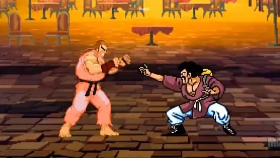 One Minute Melee - Dan vs Hercule (Street Fighter vs Dragon Ball Z)