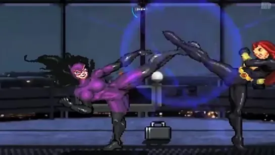 One Minute Melee - Catwoman vs Black Widow