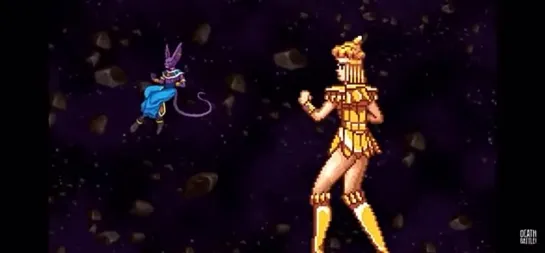 ￼Beerus vs sailor Galaxia (fight only)