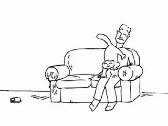 Simon's Cat 'TV Dinner'