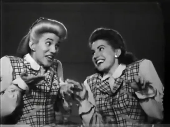 The Andrews Sisters "Straighten Up and fly Right"