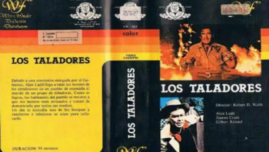 Western.- Los taladores.- (1960). Español