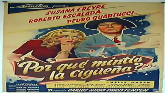 Cine clásico.- ¿Por qué mintió la cigüeña? (1949).Español