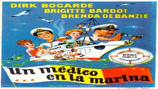 Comedia.-Un médico en la marina.-(1955).Español