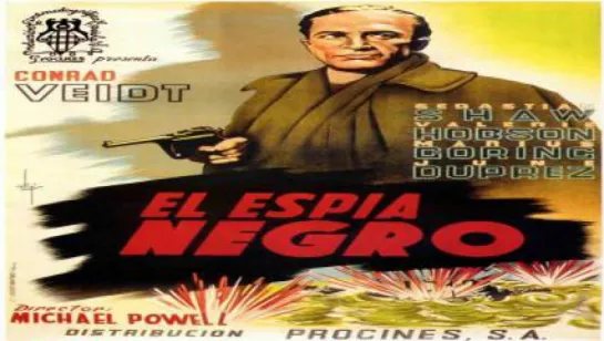 Espionaje.-El espía negro.-(1939).Español