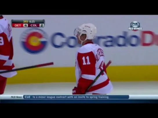 Pavel Datsyuk sticks with it for goal