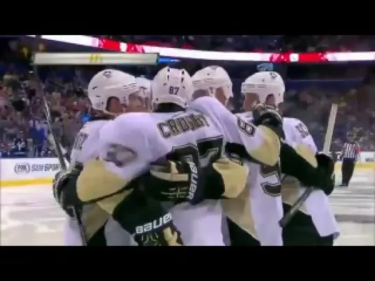 Pittsburgh Penguins Sidney Crosby records a hat trick