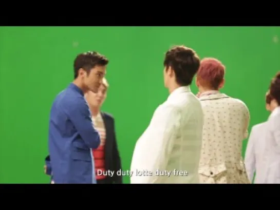 [130903] LOTTE DUTY FREE Music Video Making Film – Super Junior [ан.саб]