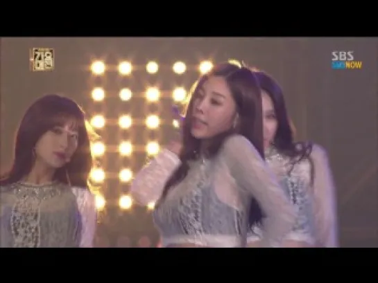 [PERF] ZE:A + Nine Muses - Ghost of Wind + Glue + Bounce @ SBS Gayo Daejun 131229