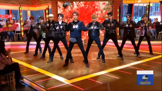 NCT 127 - Cherry Bomb + Superhuman [Good Morning America 18.04.19] (full performance)