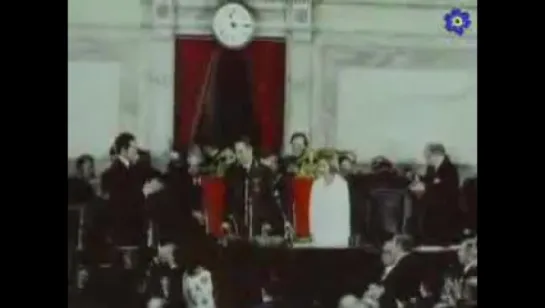 Juramento de Perón a su tercera presidencia (12.10.1973)