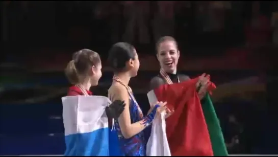 [13-14] Чемпионат Мира 2014 Церемония награждения/2014 Worlds Ladies Victory Ceremony