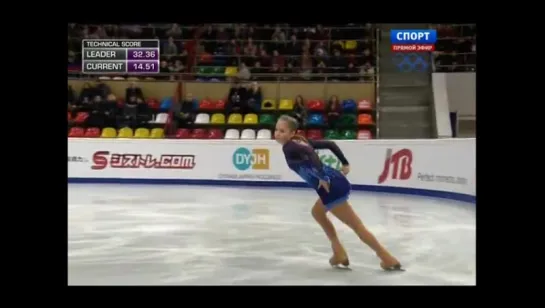 [13-14] Юлия Липницкая Rostelecom Cup 2013 Короткая программа SP (СПОРТ)