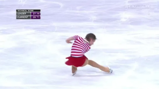 [14-15] Юлия Липницкая Trophee Eric Bompard 2014 Короткая программа 21.11.14